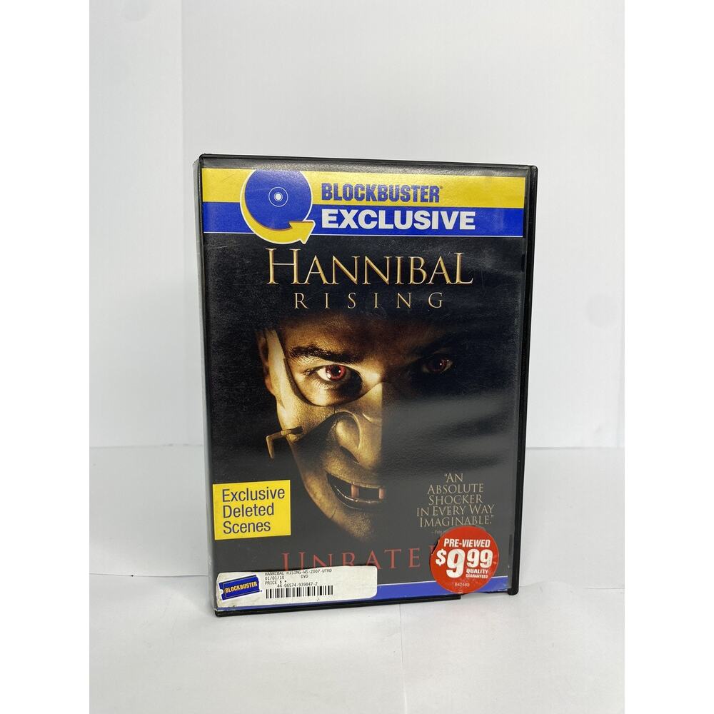 Hannibal Rising (DVD, 2007) Blockbuster Exclusive | Unrated Edition | W/ Insert